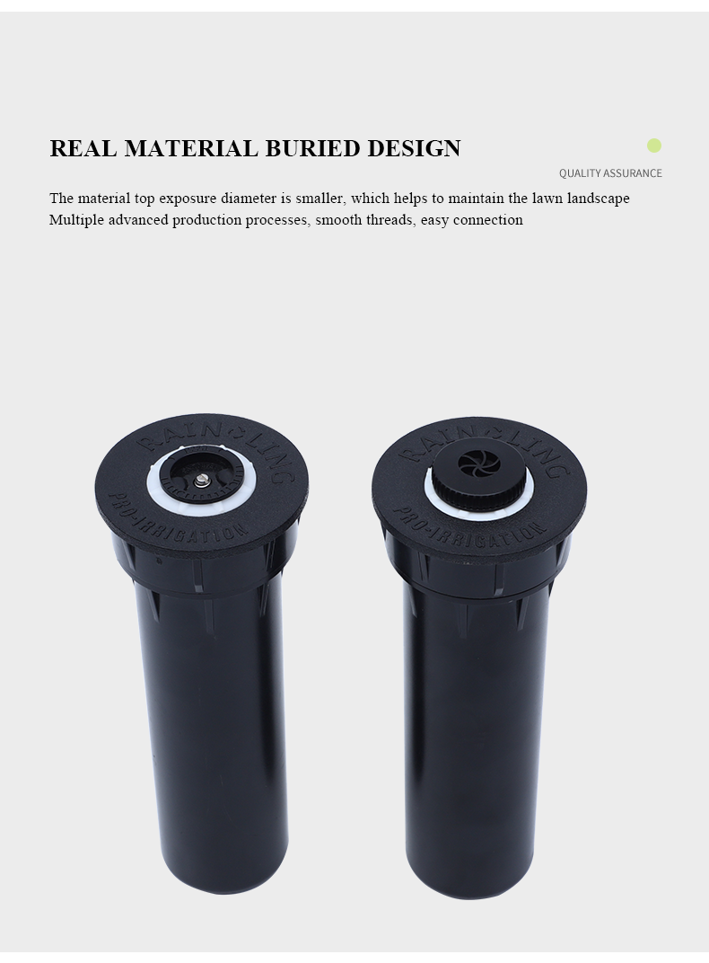 3 Irrigatori A Scomparsa Rain Bird 1812 AP – Professionali 30,5 Cm Con Ugello Regolabile – Getto Da 1,8 A 4,5 Metri – Attacco 1/2" Femmina